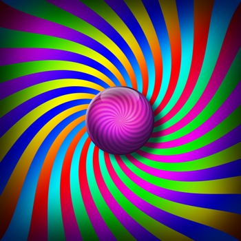 This psychedelic graphic representing "Pop Art" was created by designer Billy Alexander of Charlotte, North Carolina.